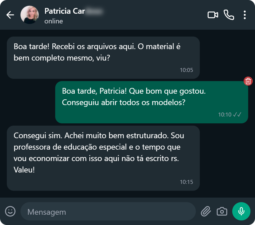 Depoimento Patricia Car