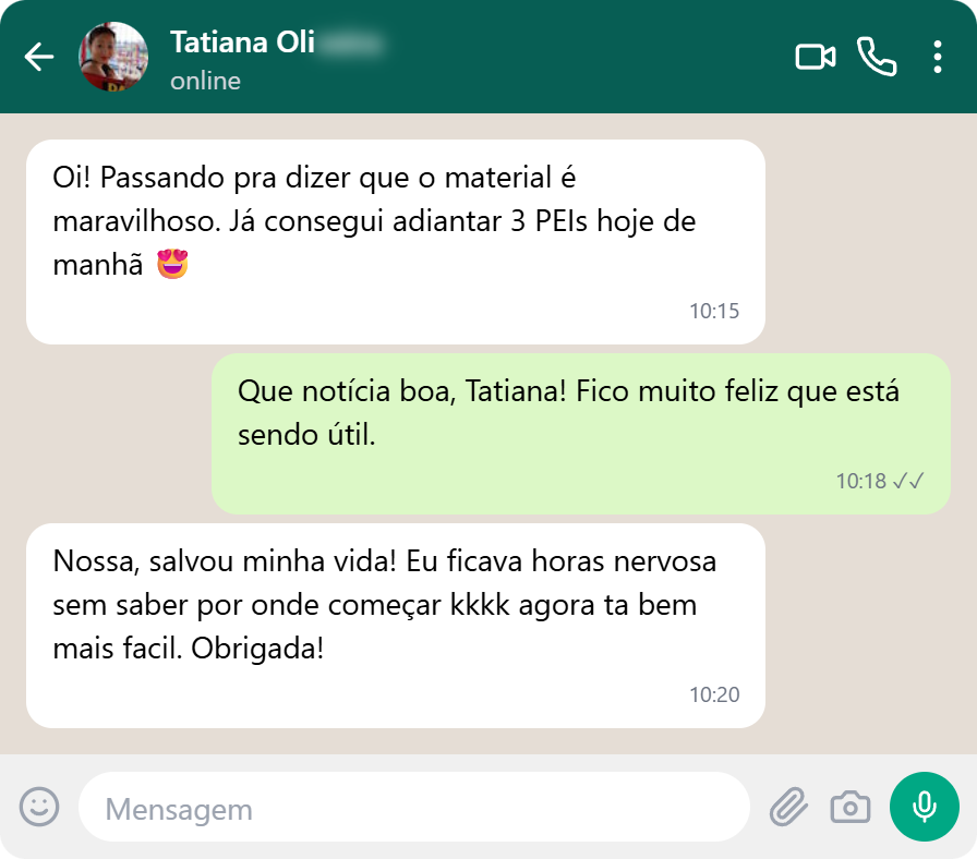 Depoimento Tatiana Oli