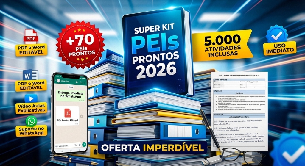 Mockup do Super Kit PEIs Prontos 2026